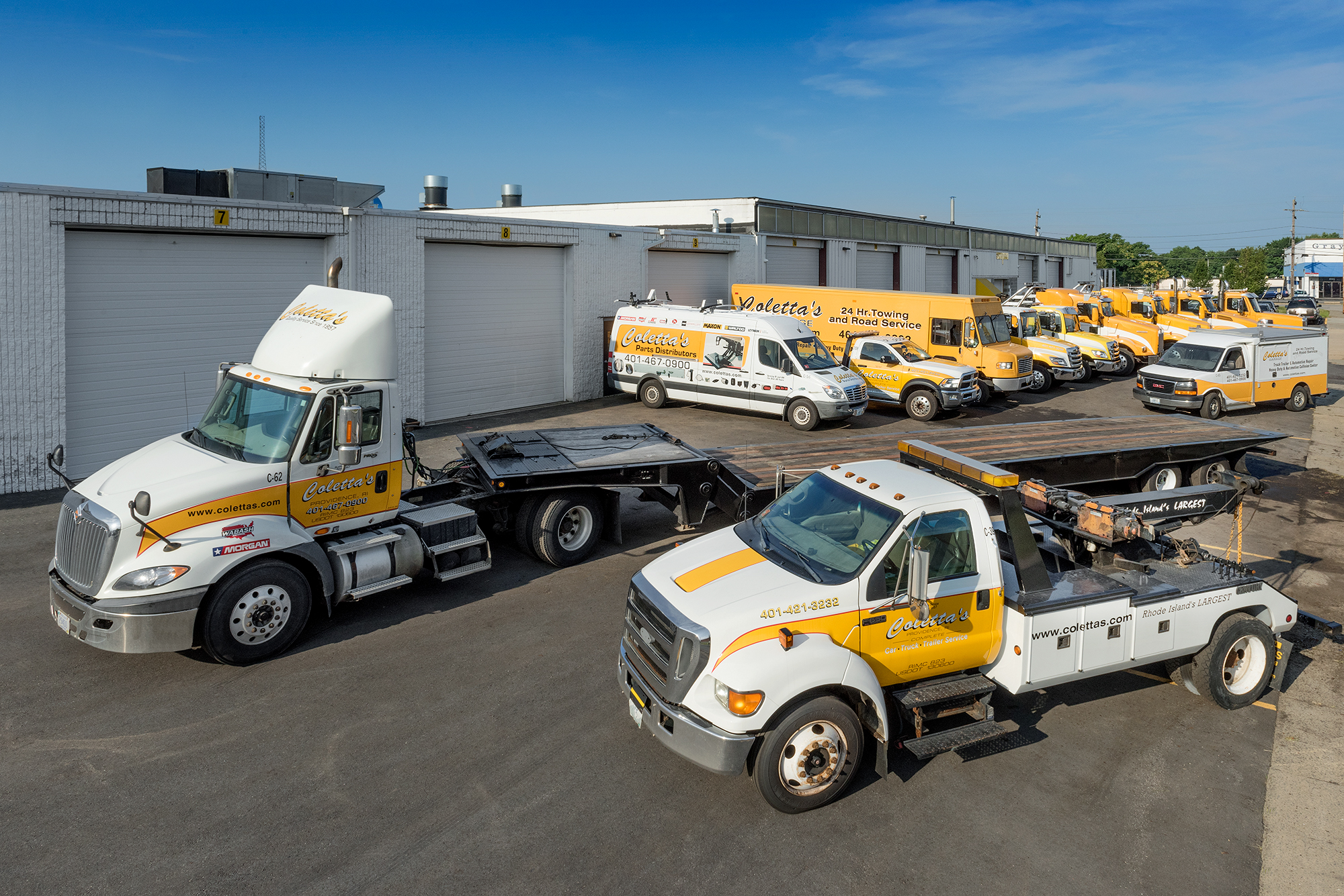 Largest Towing Company In RI Emergency Road Service Heavy Duty 